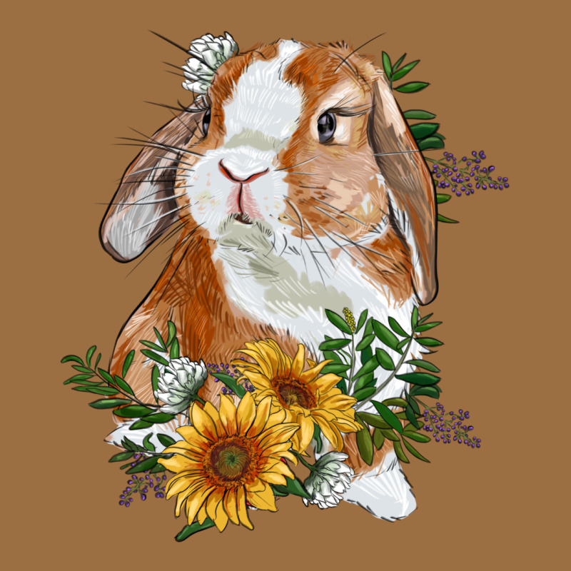 Bunny With Sunflowers Vintage Tee by RanaPortraitStore | Teevron