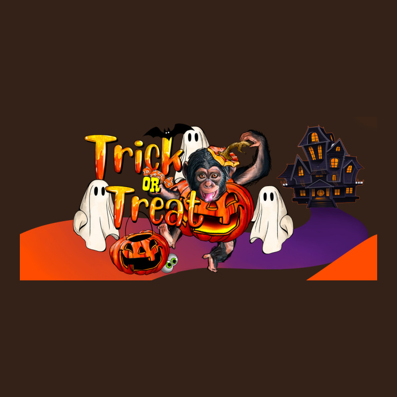 Trick Or Treat Baby Chimpanzee Heavy Core Tee by LillyAllenDesigns | Teevron