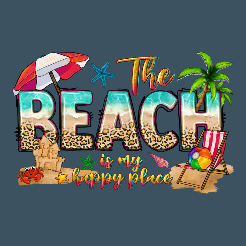The Beach Is My Happy Place Urban Heavy Tee by texasbilliewilder | Teevron