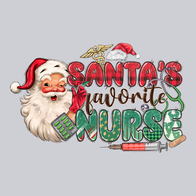 Santa's Favorite Nurse Heavyweight Sweatshirt by MaliasSmallBusiness | Teevron