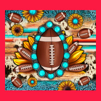 Football Cowhide Sunflower Zipper Hoodie | Teevron