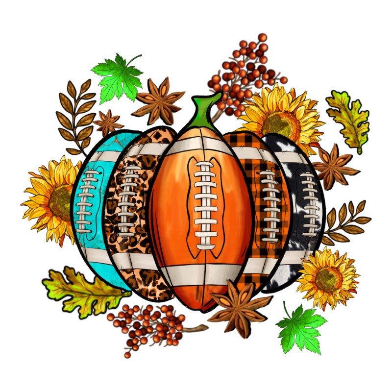 Fall Football Sunflower And Fall Zipper Hoodie by AdoDesignShop | Teevron