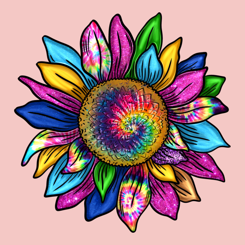 Tie Dye Sunflower Urban Heavy Tee by texasbilliewilder | Teevron