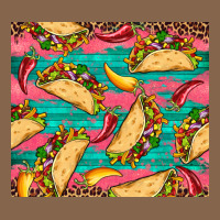 Mexican Taco Paper Glitter Leopard Wooden Premium Tee | Teevron