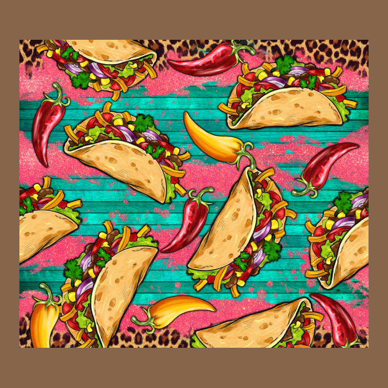 Mexican Taco Paper Glitter Leopard Wooden Premium Tee by Artiststas | Teevron