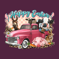 Happy Easter Truck With Easter Farm Animals Urban Hoodie | Teevron