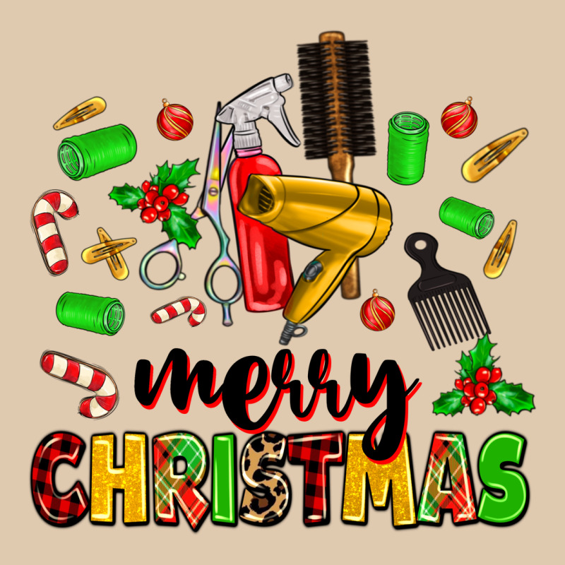 Merry Christmas Hair Heavyweight Sweatshirt by MaliasSmallBusiness | Teevron