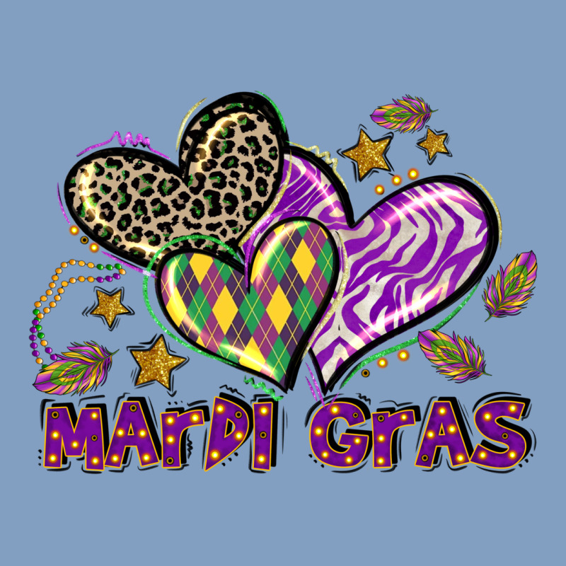 Mardi Gras Heart Urban Hoodie by LillyAllenDesigns | Teevron