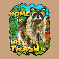 Raccoon Home Is Where The Trash Is Vintage Tee | Teevron