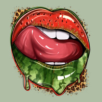 Watermelon Lips With Leopard Urban Heavy Tee | Teevron