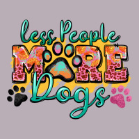 Less People More Dogs Paw Zillion Vintage Tee | Teevron