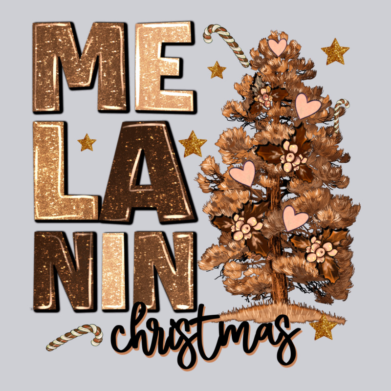 Melanin Christmas With Christmas Tree Heavyweight Sweatshirt by MaliasSmallBusiness | Teevron