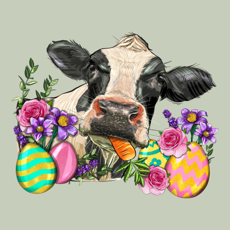 Happy Easter Cow Easter Day Long Sleeve Tee by Neo Western | Teevron