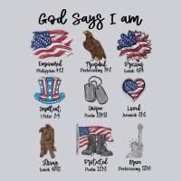 God Says I Am Heavyweight Sweatshirt | Teevron