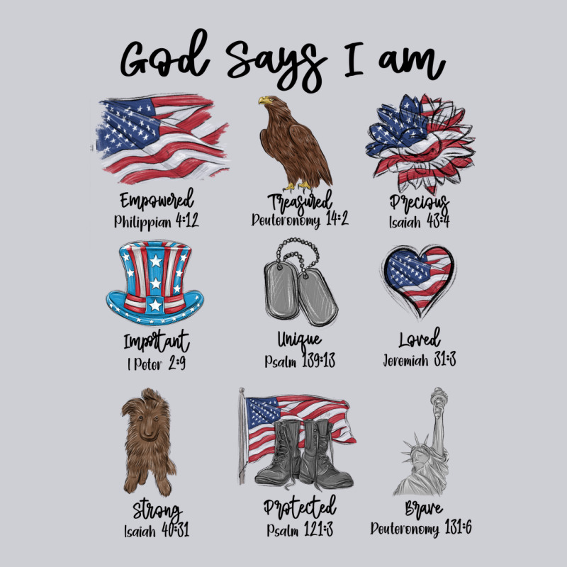 God Says I Am Heavyweight Sweatshirt by MaliasSmallBusiness | Teevron