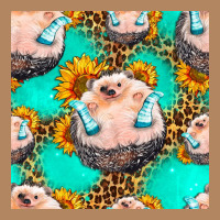 Hedgehog Western Seamless Pattern Long Sleeve Tee | Teevron