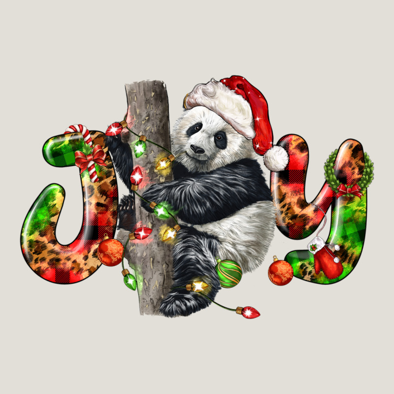 Panda Joy Christmas Heavy Core Tee by LillyAllenDesigns | Teevron