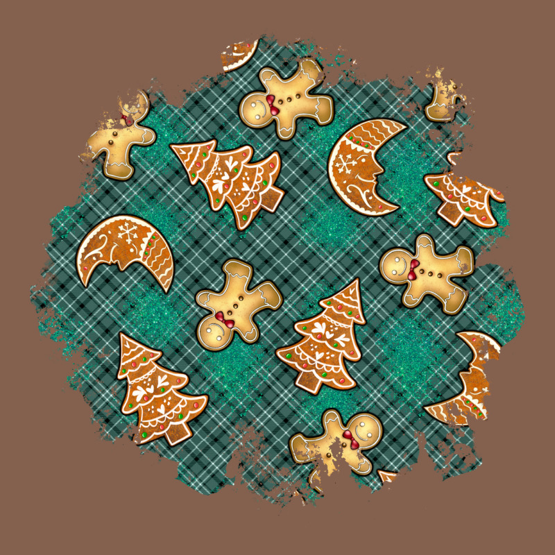 Christmas Gingerbread Cookies Patch Zipper Hoodie by BundleAndBundleShop | Teevron