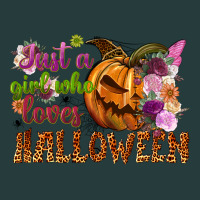 Just A Girl Who Loves Halloween Premium Hoodie | Teevron