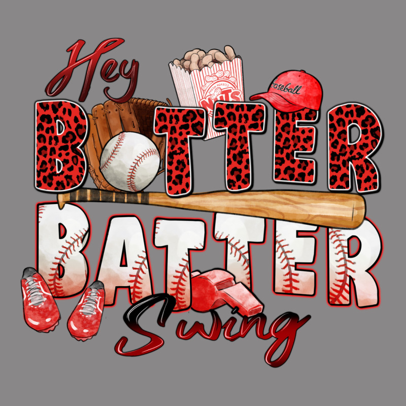 Hey Batter Batter Swing Baseball Vintage Tee by Zillion Design Studio | Teevron