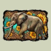 Western Sunflowers Elephant Heavyweight Hoodie | Teevron