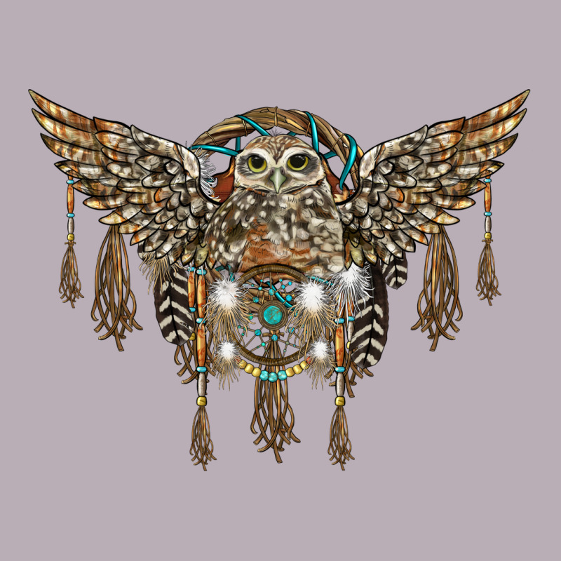 Native Dream Catcher With Owl Vintage Tee by BarkalooDesign | Teevron