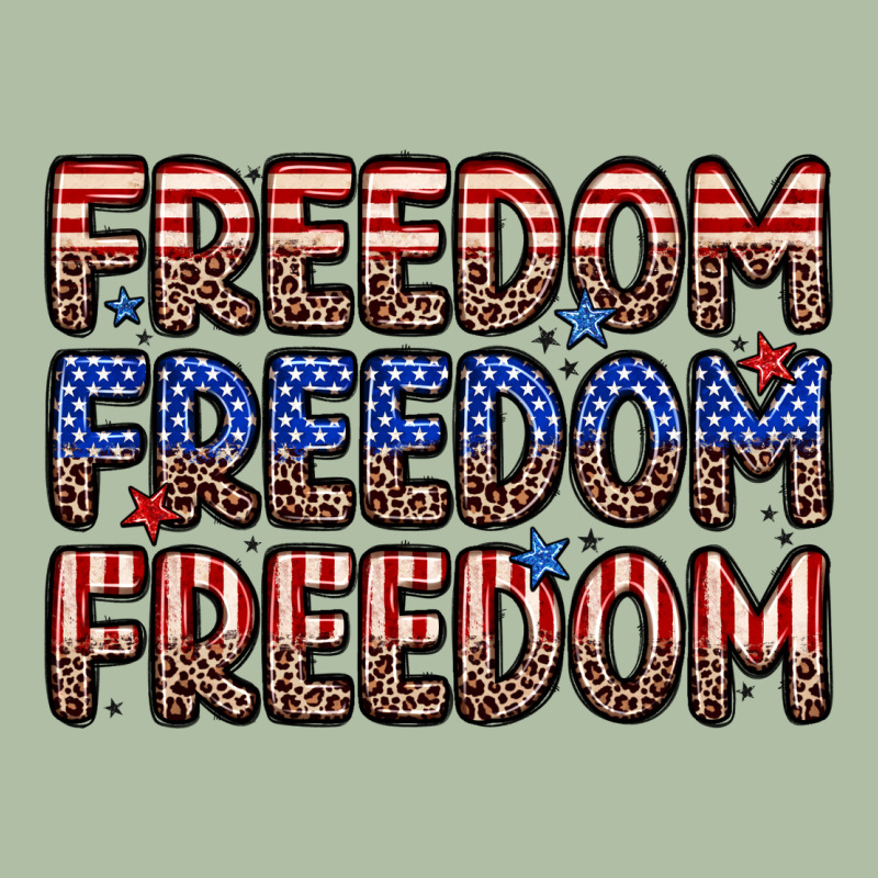 Freedom Freedom Freedom Urban Heavy Tee by Zillion Design Studio | Teevron