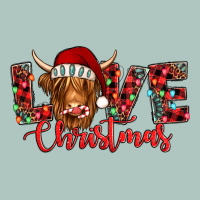 Love Christmas Highland Cow And Turquoise Gemstone Premium Sweatshirt | Teevron