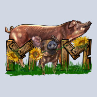 Western Mom With Duroc Pig And Baby Pig Premium Sweatshirt | Teevron