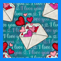 Valentines Day Envelope With Hearts Zipper Hoodie | Teevron