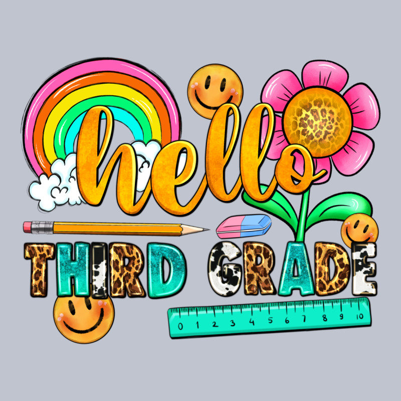 Hello Third Grade Premium Hoodie by NancyCooperArtShop | Teevron
