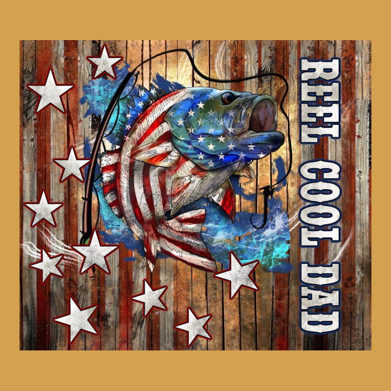 Western Reel Cool Dad American Flag Bass Urban Hoodie by LillyAllenDesigns | Teevron