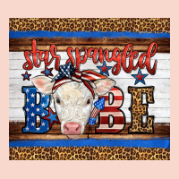 4th Of July Western Star Spangled Baby Cow Urban Hoodie | Teevron