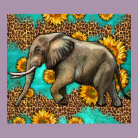 Western Sunflowers Elephant Heavyweight Hoodie | Teevron