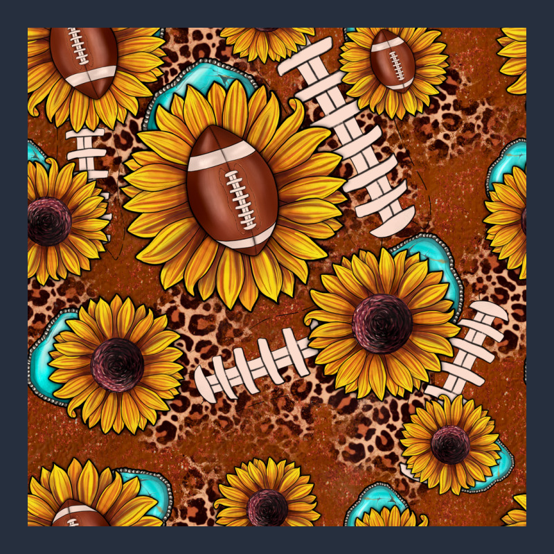 Football Leopard Sunflower Seamless Pattern Zipper Hoodie by JahusDesignShop | Teevron