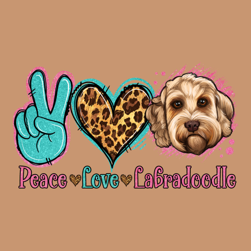 Peace Love Labradoodle Heavyweight Hoodie by Jasminsmagicworld | Teevron