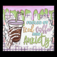 Fueled By Iced Coffee And Anxiety Heavyweight Sweatshirt | Teevron