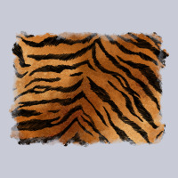 Handdrawn Tiger Pattern Background Heavyweight Hoodie | Teevron