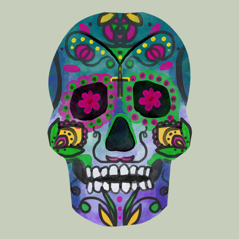 Sugar Skull Long Sleeve Tee by FaDigitalArtStudio | Teevron