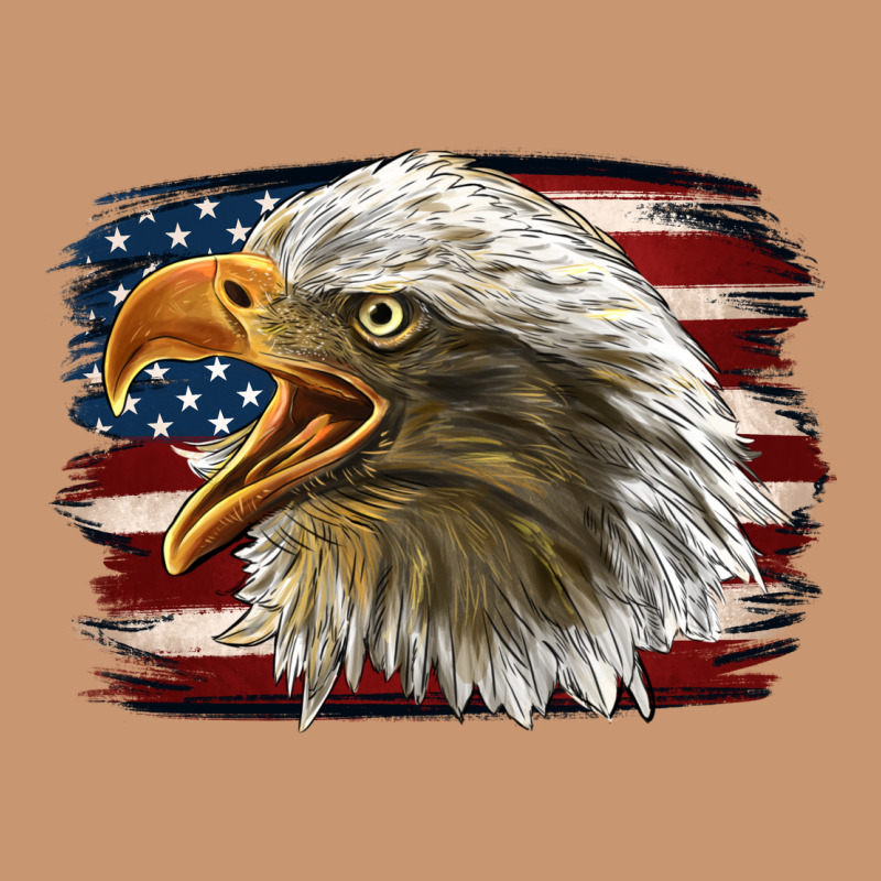 American Flag Eagle Heavyweight Hoodie by LillyAllenDesigns | Teevron
