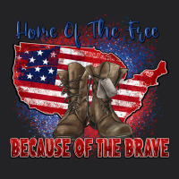 Home Of The Free Because Of The Brave Vintage Tee | Teevron