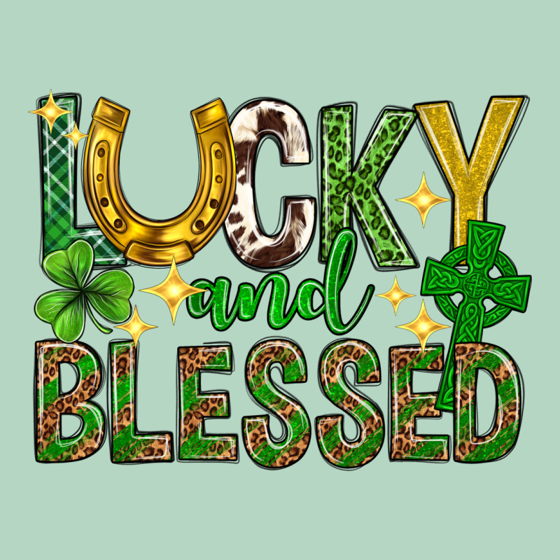 Lucky And Blessed St. Patricks Day Classic Tee by Neo Western | Teevron