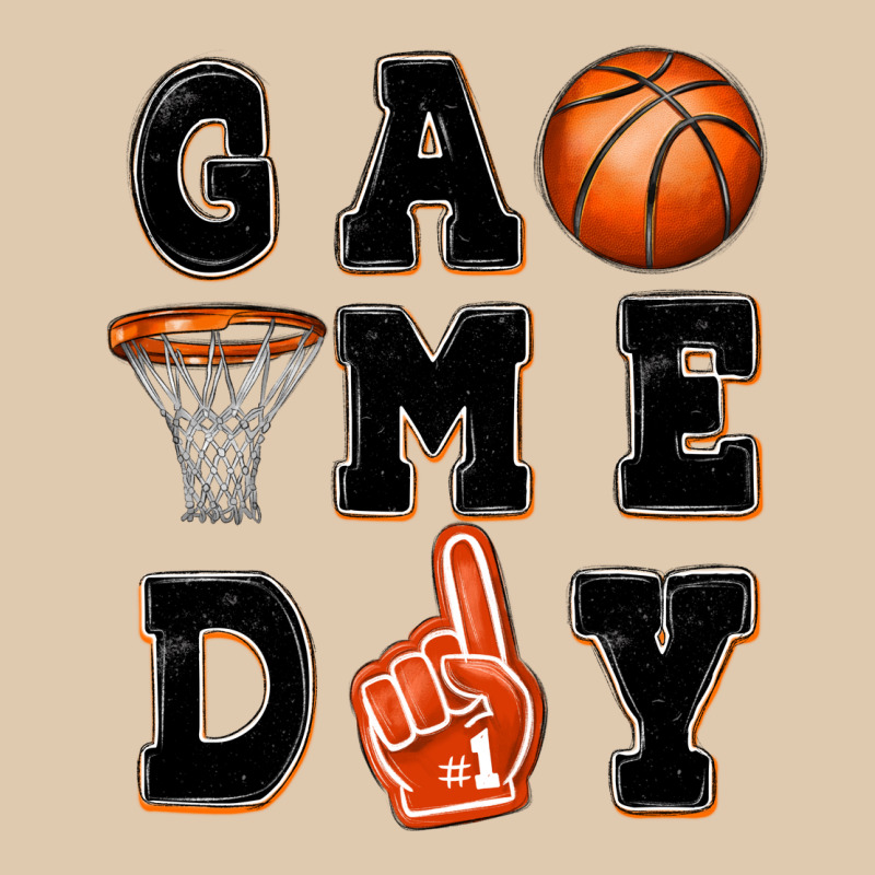 Basketball Game Day Heavyweight Sweatshirt by MaliasSmallBusiness | Teevron