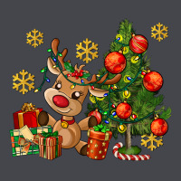 Reindeer And Christmas Tree Long Sleeve Tee | Teevron