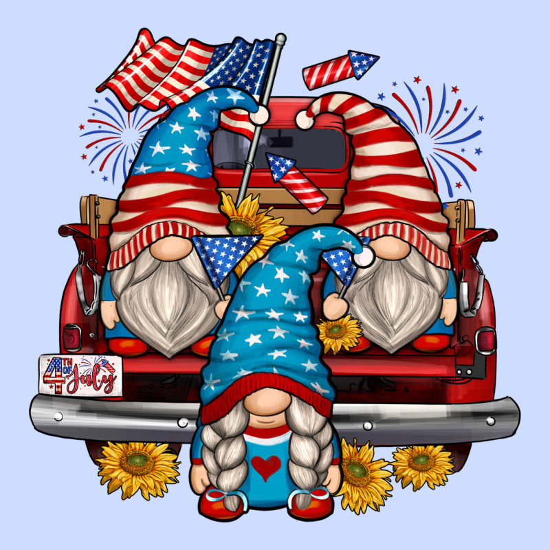 4th Of July Gnomes Farm Truck Urban Heavy Tee by Zillion Design Studio | Teevron