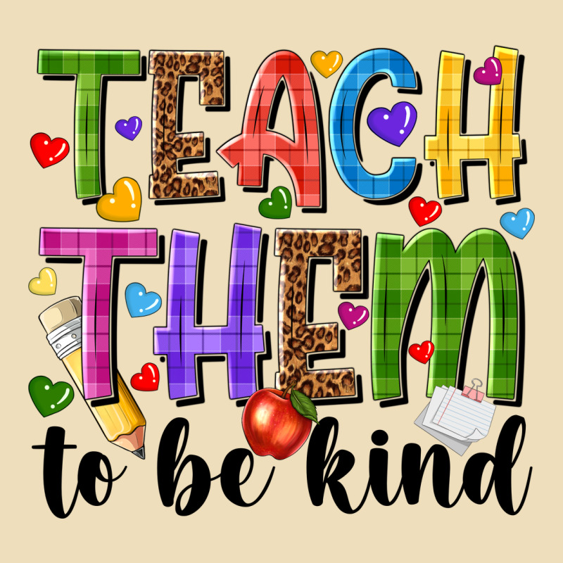 Teach Them To Be Kind Premium Hoodie by NancyCooperArtShop | Teevron