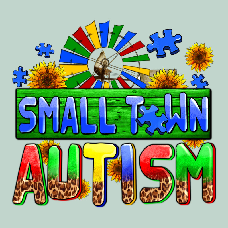 Small Town Autism Zipper Hoodie by AdoDesignShop | Teevron
