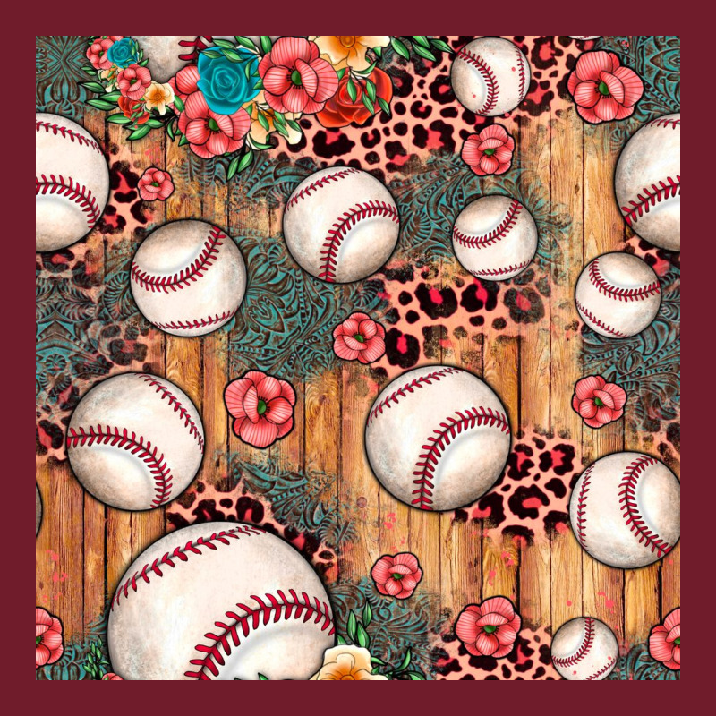 Baseball Leopard Seamless Pattern Zipper Hoodie by JahusDesignShop | Teevron