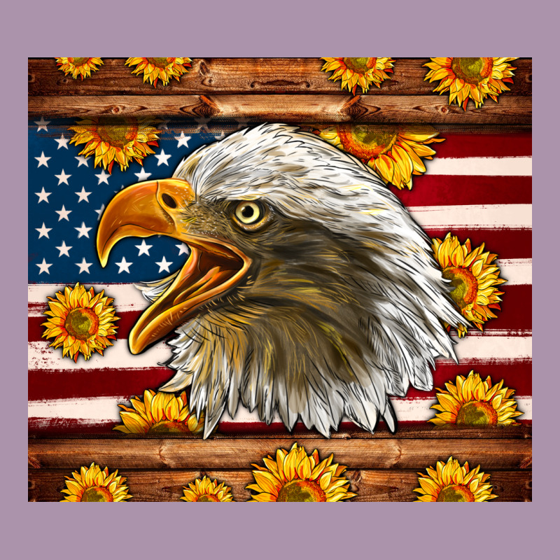 American Flag Eagle Heavyweight Hoodie by LillyAllenDesigns | Teevron