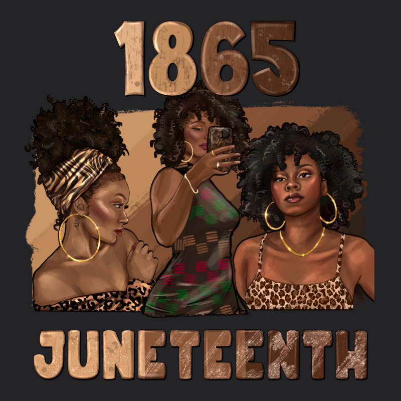1865 Juneteenth Melanin With Afro Vintage Tee by texasbilliewilder | Teevron